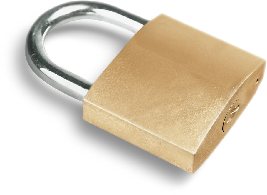 Cutout of Padlock
